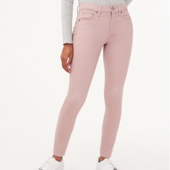 high rise colored jeggings